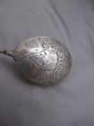 Old 19th C Russian Large Twist Spoon-engraved Bowl Back-maker Fi  Moscow 1850s