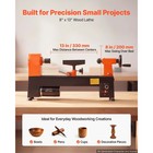 Uimoso 8  X 13  Mini Wood Lathe With Variable Speed For Benchtop Woodworking