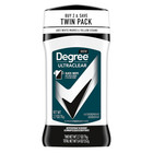 Degree Men Ultraclear Antiperspirant Deodorant Black white 2 Count 72-hour Sweat