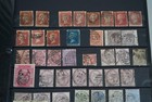 Uk G b  1850s-1990s Collection Of 1 400  Stamps Mint   Used Stored In Stock Book