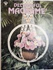 Purse Hanging Pot Plant Hangers Holders Delightful Macrame Pattern Hh37 Vtg Wall