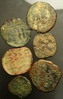 F-324   Floor Sweepings -- Byzantine Ae  Circa 6th-11 Cent  Ad   Lot Of 6 Pieces