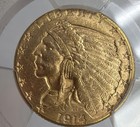 1914 D  2 50 Gold Indian Quarter Eagle Graded By Pcgs  Ms62
