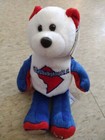 Washington State Bear Quarter 42nd Limited Treasures Coin Plush Beanie Patriotic