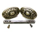 Pair Of Antique Vintage Eastlake Victorian Ornate Door Knobs W  Spindle Salvage