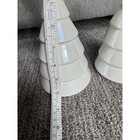 Set Of White Holiday Christmas Trees