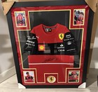 Charles Leclerc Signed Autographed Framed Ferrari Jersey Red Beckett Bas Coa F1