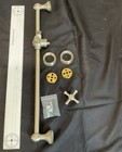 Phylrich K6024 015 Shower Slide Bar 24  Adjustable W  Hook In Satin Nickel New 