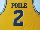 Men s Retro Jordan Poole Michigan  2  Basketball Jersey Stitched
