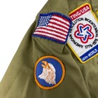 True Vintage 1970s Boy Scout Official Shirt Men s Large Multiple Patches