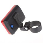 Red Bicycle Bike Rear Tail Light 5-led Safety Flashing Mount Aa Battery Powered