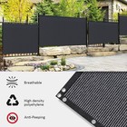 8ft X 50ft Black Privacy Screen Fence 90  Blockage Heavy Duty Fencing