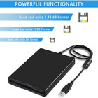 Usb Floppy Disk Reader Drive 3 5  External Portable 1 44 Mb Fdd Diskette Drive F