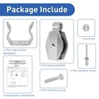 31-12 Extension Ladder Pulley Kit Compatible With Werner Argent