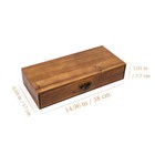 Desktop Storage Box With Drawers Farmhouse Retro Solid Woode Stackable Maill Box