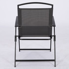 5pc Outdoor Patio Dining Set Metal Table Chairs Backyard Garden Furniture Black