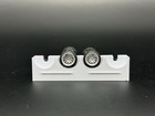 Silver Chrome Bbs Hot Wheels Real Riders Wheels Rims Rubber Tires Set 1 64 Scale
