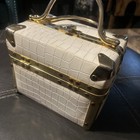 Vintage Comeco Train Case Hard Shell Vanity Box Retro Luggage