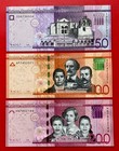Dominican Republic Full Set 6 Banknotes 50 100 200 500 1000 2000 Pesos Unc