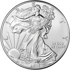 2015 American Silver Eagle Coin 1 Oz  1 - 1 Tube - Twenty 20 Bu Coins In Mint Tu