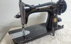 Serviced Singer 15-91  Sewing Machine Leather Cotton Lace attach buttonholer