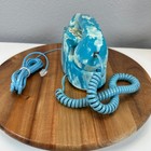 Vtg Emerson Sky Cloud Phone Princess Landline Em-400 Push Button Blue White 90s