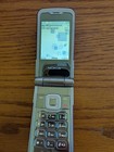 Nokia Supernova 7510a-b Red Vintage Flip Flop Metallic Cell Phone 2g Gsm