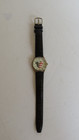 Vintage   Disney   Mickey Mouse Quartz Watch   American Flag   Leather Band