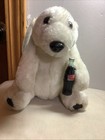 Coca-cola White Polar Bear Plush Coke Bottle White Bear Stuffed Animal Vtg Tags