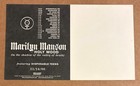 Marilyn Manson - Holy Wood  emperor  Ultra Rare Promo Postcard  00
