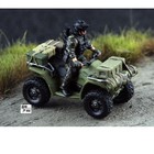 1 72 Us Military All-terrain Assault Vehicle With Rider 1pcs Soldiers Model