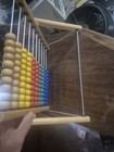 Ikea 100 Wood Bead Abacus Wooden Educational Toy Table Top Math Counting