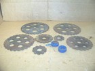 Industrial Cast Iron Cog Sprocket Gears Steampunk Machine Age Lamp Decor Base