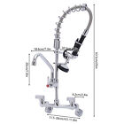 360   Rotate Faucet Wall Mount Kitchen Sink For Restaurant Industrial Commercial 