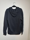 Adidas Originals Black Hoodie Trefoil Logo Pullover Sweatshirt  sz M 