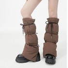 Winter Puffer Leg Warmers For Women Boot Covers For Shopping Trekking Office