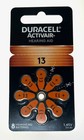 Duracell Hearing Aid Batteries Size 13 Orange Tab 80 Pack Easytab Exp 2029