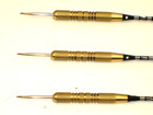 Steel Tip Darts  Used 24 Gram Brass  With New Aluminum Shafts   Flights  3997