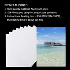 10 Pcs 6x8 Inch Aluminum Sublimation Blanks Metal Photo Blanks For Wedding