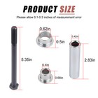 Front End Ski Leg Repair Kit For Ski-doo Snowmobile Gsx Gtx Mxz Renegade Summit