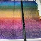 Women s Long Rainbow Paisley Pashmina Scarf Wrap Shawl Plaid Cozy Colorful Guc