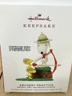 Hallmark Keepsake 2019 Peanuts Archery Practice Snoopy Beagle Scout Ornament New