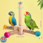 Kyouki Bird Perch Toy - Suitable For Small And Medium Parrots  Conures  Cocka