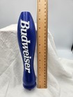 Budweiser Blue Beer Tap Handle Draft Keg Pull Knob Vintage Breweriana 11 5  C15