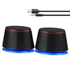 Sw102 Computer Speakers  5wx2  Deep Bass In Small Body  Stereo 2 0 Usb Powere   