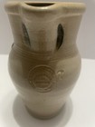Vintage El Hajj Stoneware Pitcher Hand Painted Camel Desert Souvenir Art Jug 70s