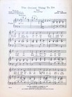 The Decent Thing To Do Sheet Music Be Yourself 1924 Musical Flop Lewis Gensler