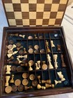 Vtg  Stunning   the Bombay Company  Inc  Wooden Chess   Checkers Set