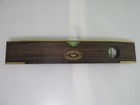 9  Vintage Crown Tools C t l  Sheffield Rosewood Brass Spirit Level 2 Bubble