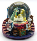 Vintage Disney Lady And The Tramp Musical Light Up Snow Globe Bella Notte